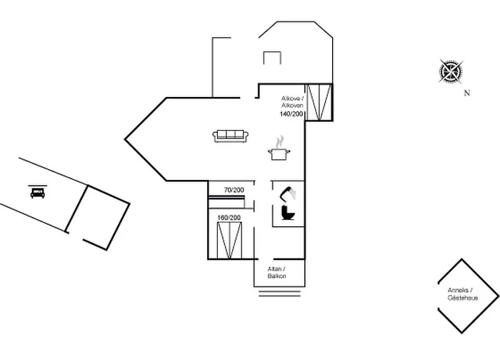 Дом отдыха Franke - 1-2km From The Sea By Interhome